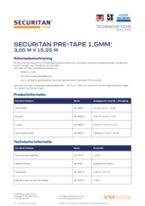 Securitan Pre-tape 1,5 mm - TF